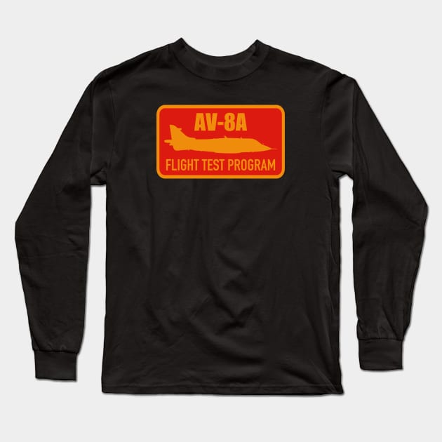 AV-8A Harrier Flight Test Program Long Sleeve T-Shirt by Tailgunnerstudios